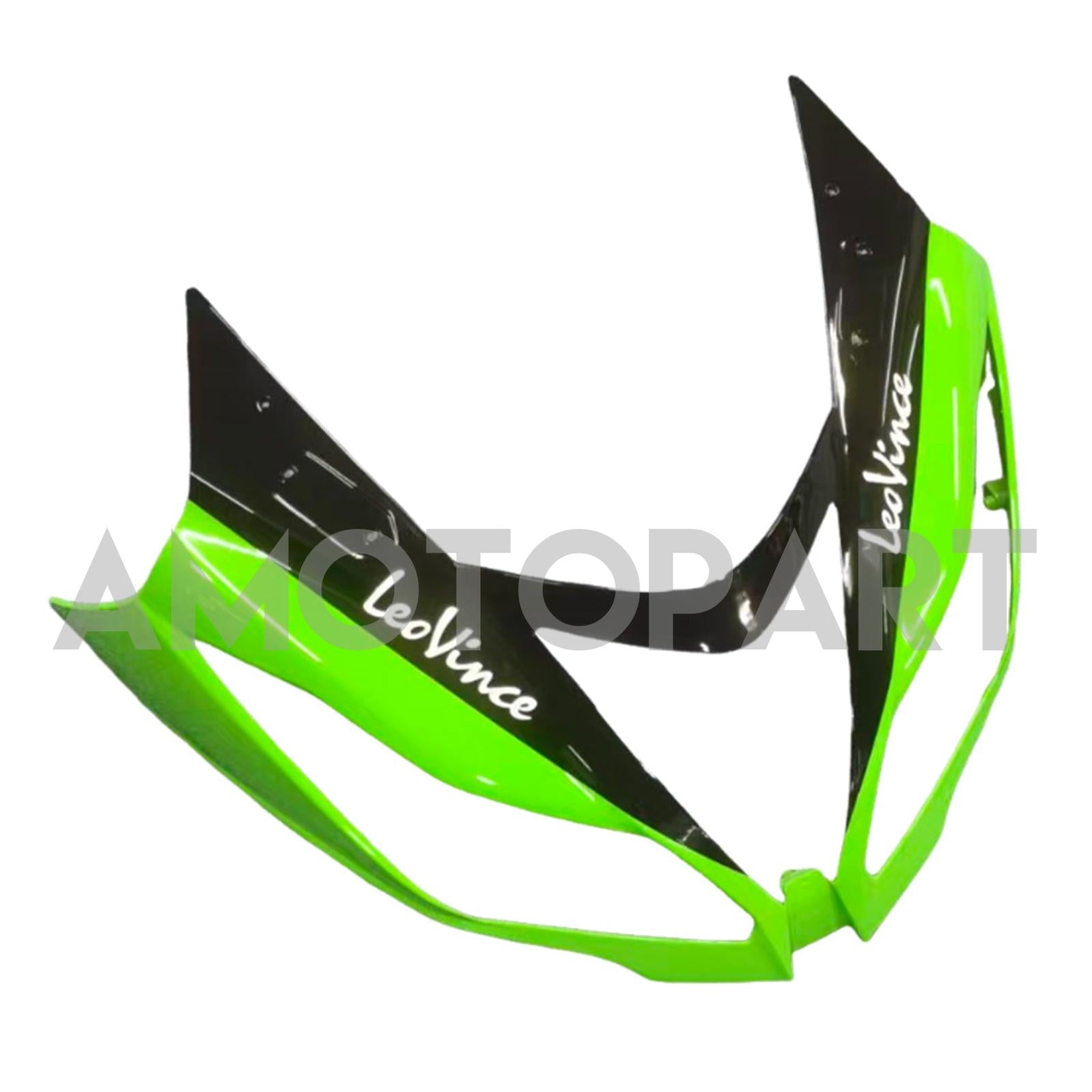 Amotopart Kawasaki ZX6R 636 2013-2018 Green&Black Style7 Fairing Kit