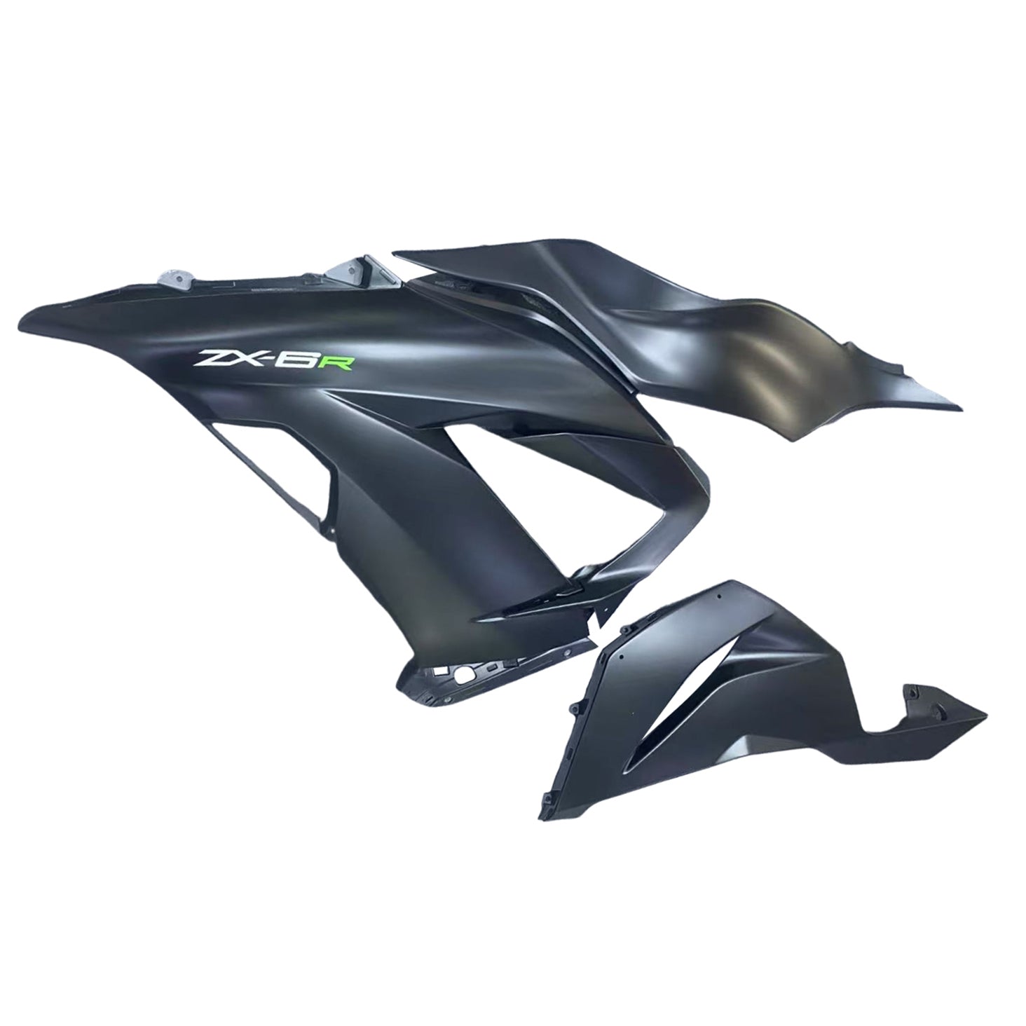 Amotopart Kawasaki ZX6R 636 2013-2018 Black Fairing Kit