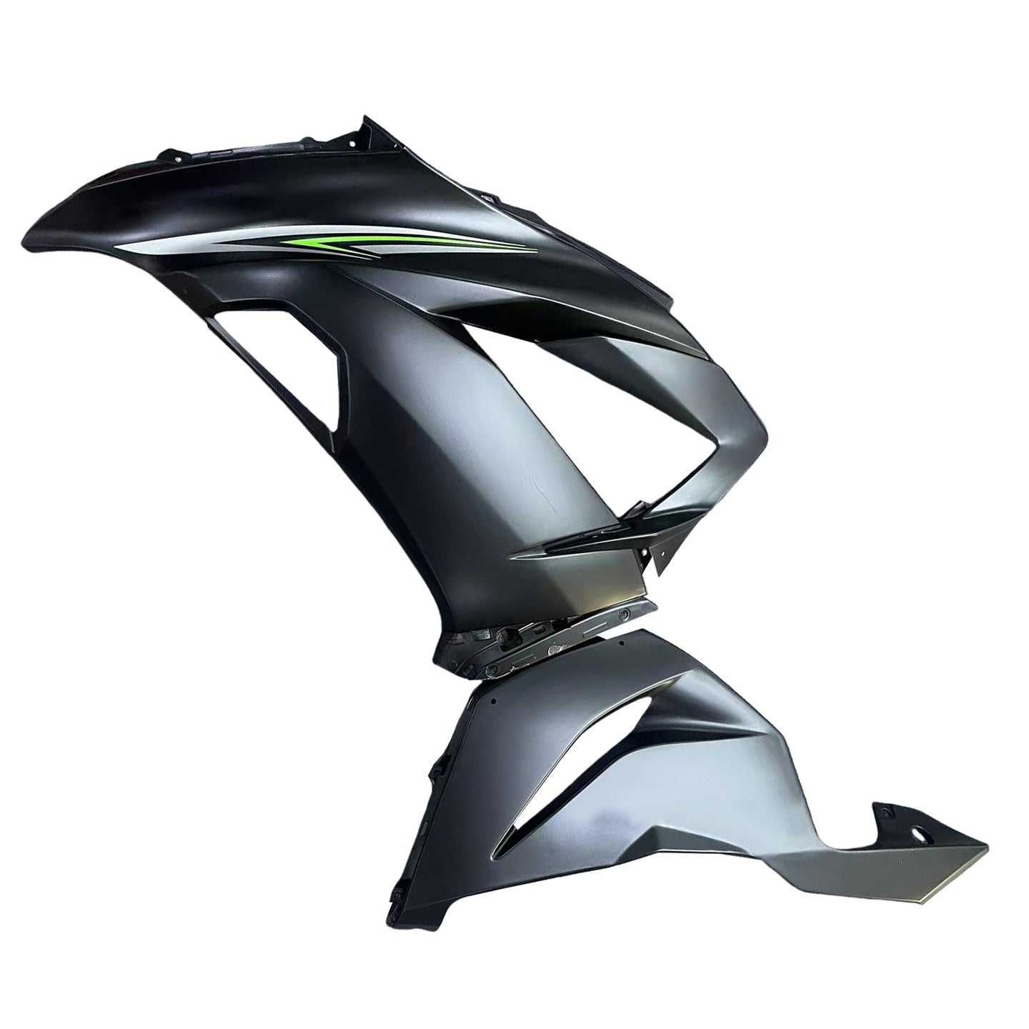 Amotopart 2013-2018 Kawasaki ZX6R 636 Kit de carénage noir
