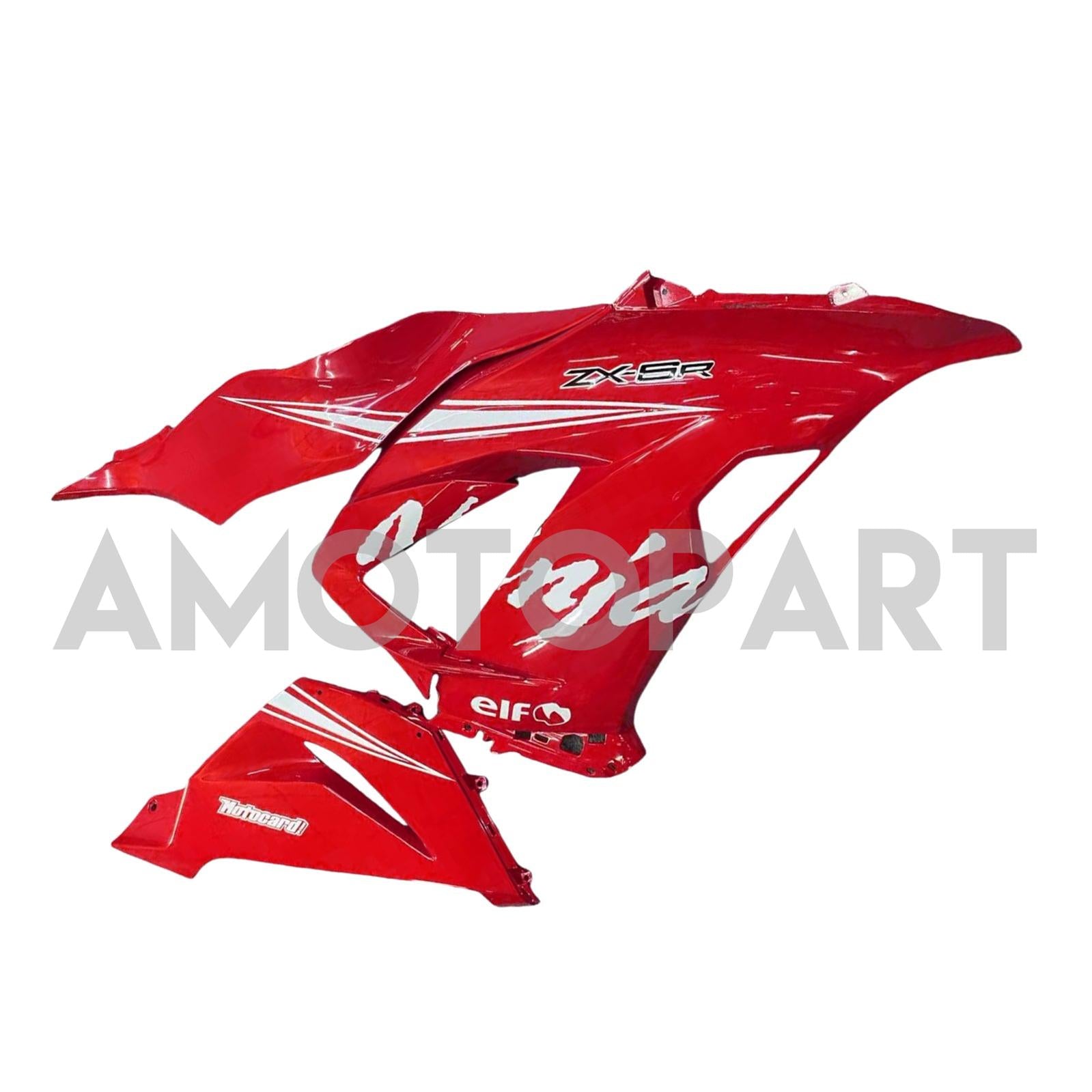 Kit carena rossa Amotopart 2013-2018 Kawasaki ZX6R 636