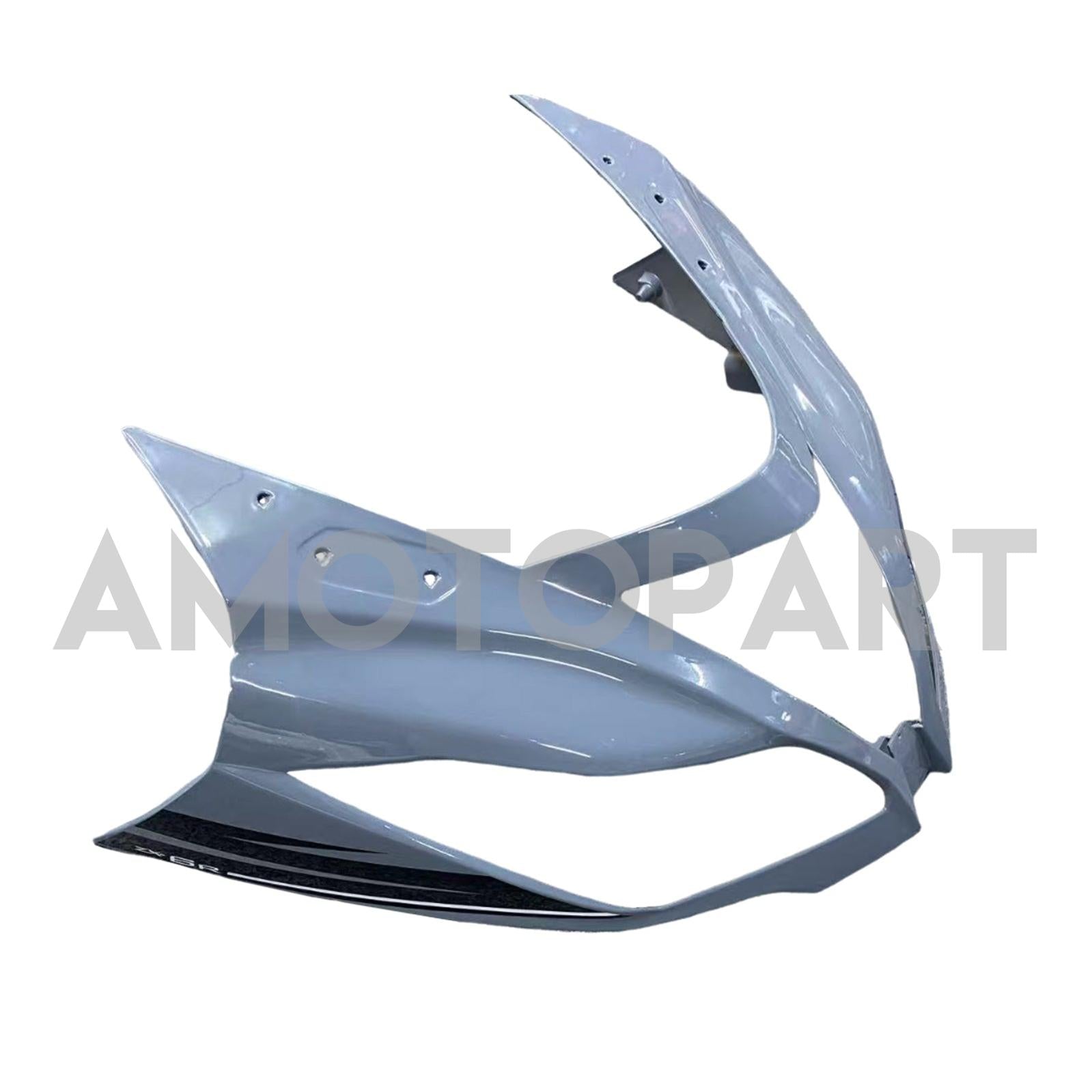 Amotopart 2013-2018 Kawasaki ZX6R 636 Gray Black Fairing Kit