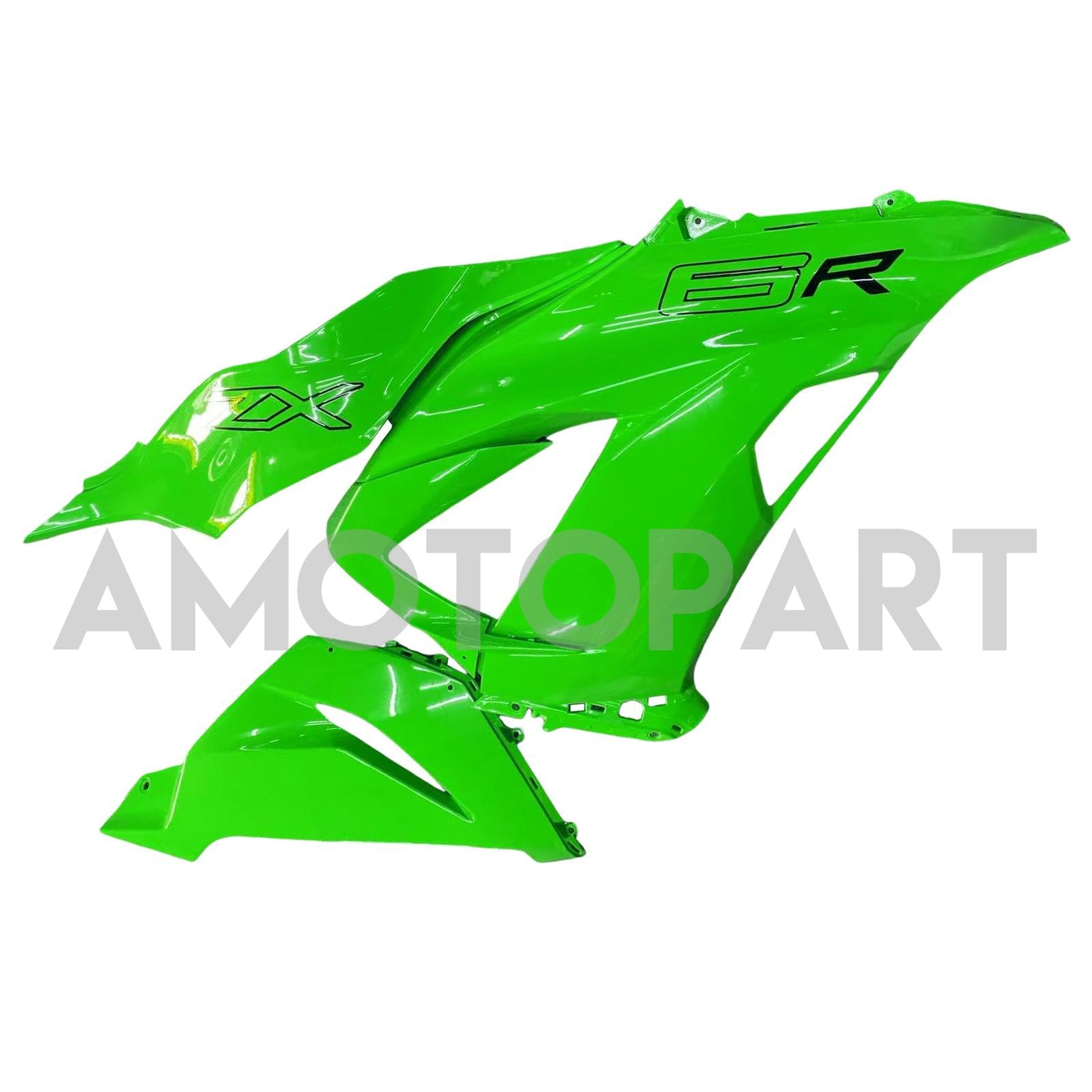 Amotopart 2013-2018 Kawasaki ZX6R 636 Light Green Fairing Kit