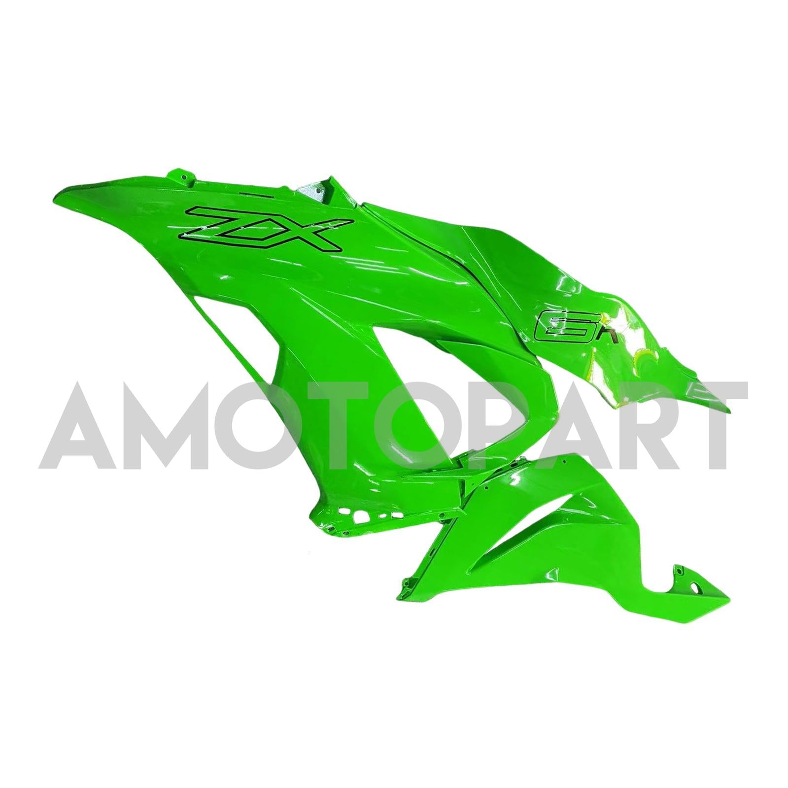 Amotopart 2013-2018 Kawasaki ZX6R 636 Light Green Fairing Kit