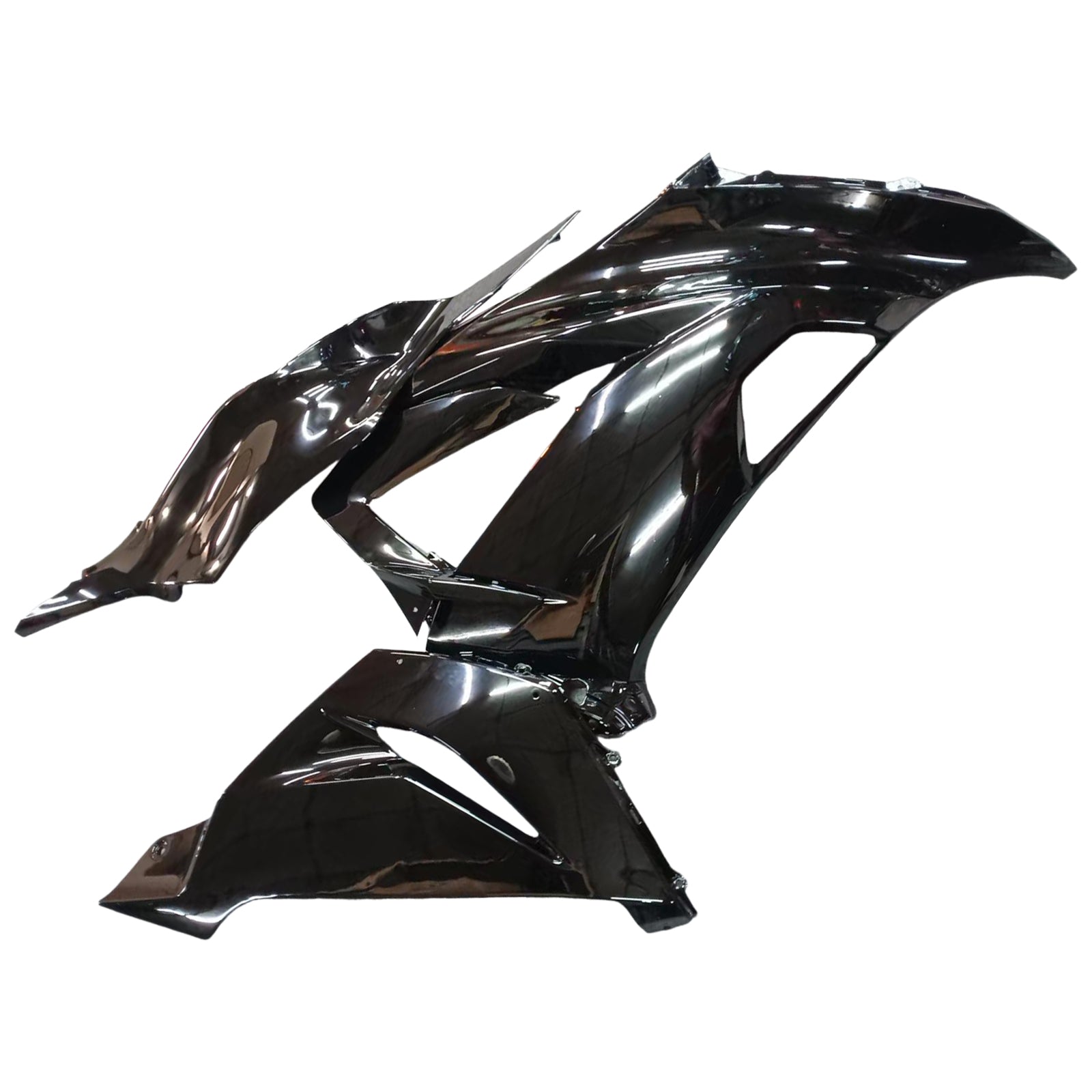 Amotopart 2013-2018 Kawasaki ZX6R 636 Gold Black Fairing Kit