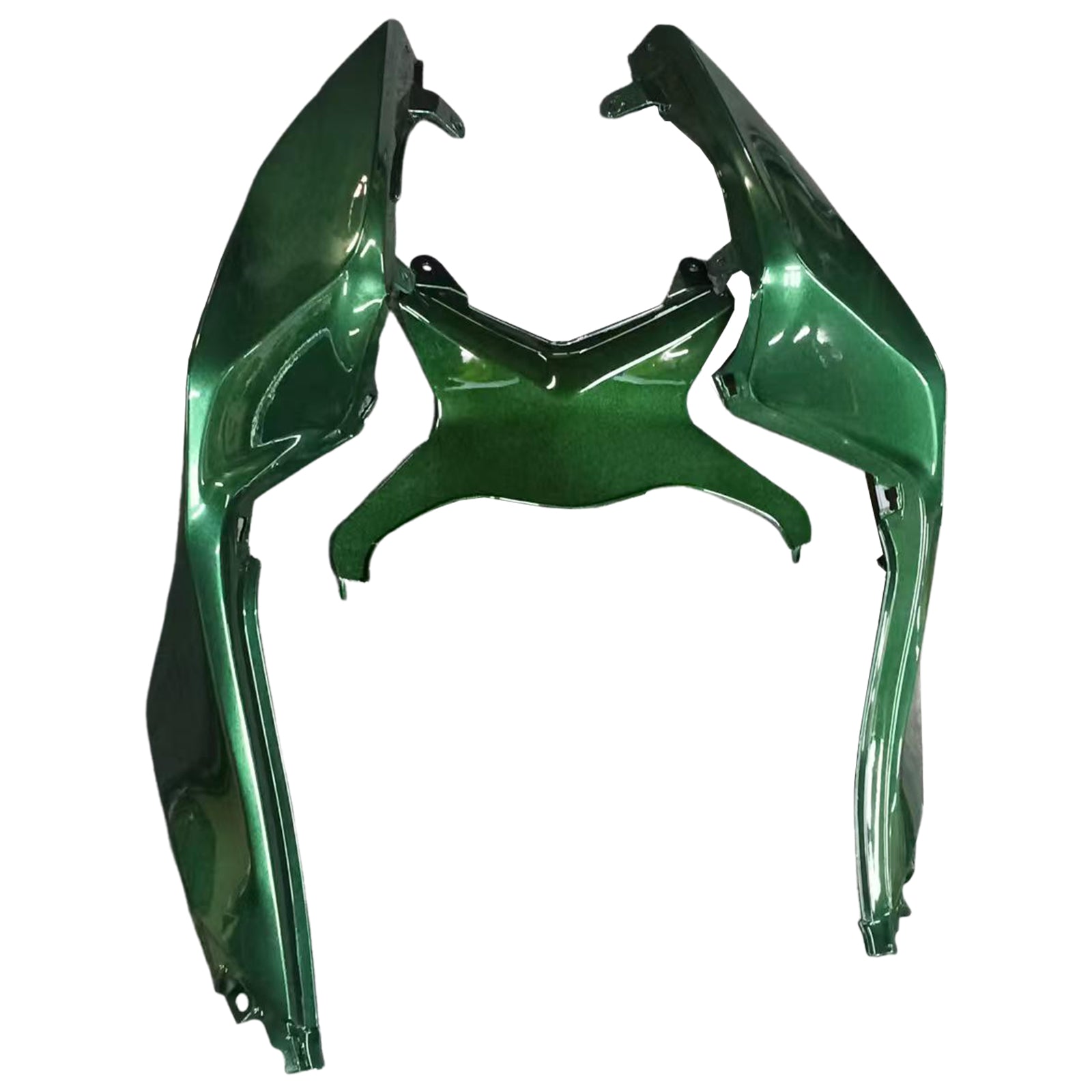 Amotopart 2013-2018 Kawasaki ZX6R 636 Schwarzes Grünverkleidung Kit