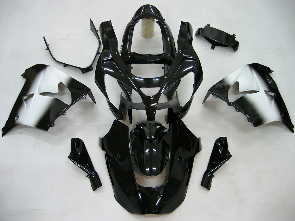 Amotopart 2000-2001 Kawasaki ZX9R Black Fairing Kit