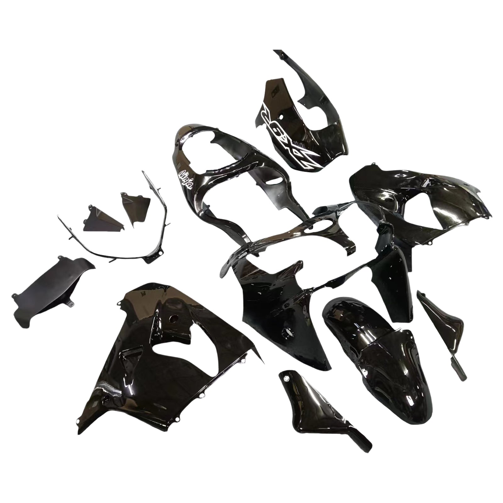 Amotopart 2000-2001 Kawasaki ZX9R Fairing Black Kit