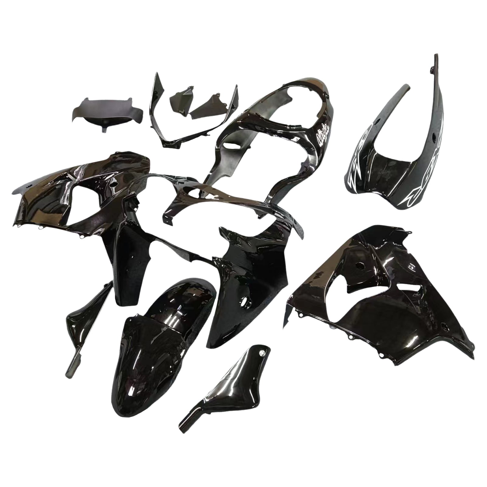 Kit de carénage noir Amotopart 2000-2001 Kawasaki ZX9R