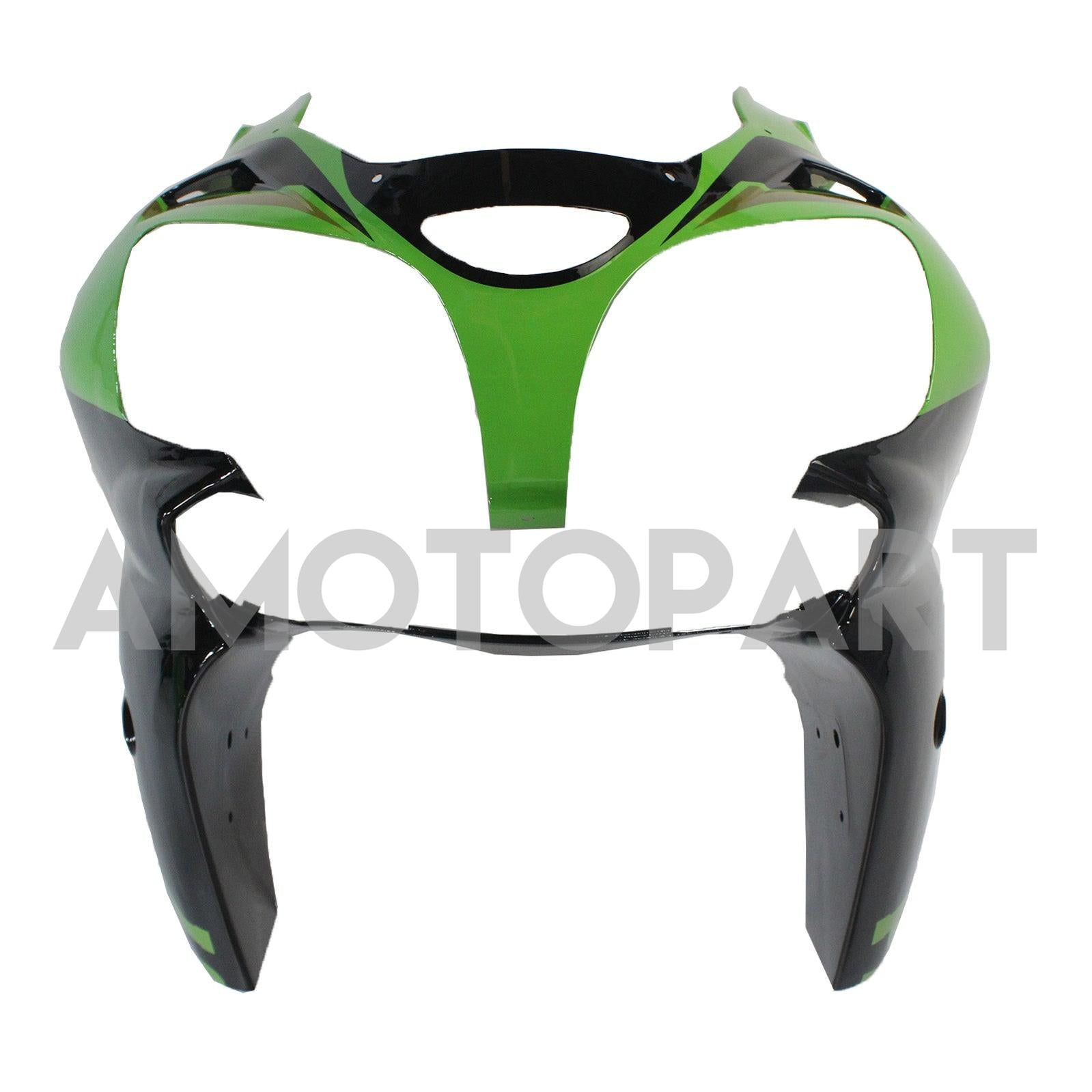 Amotopart Kawasaki ZX9R 2000-2001 Green Black Fairing Kit