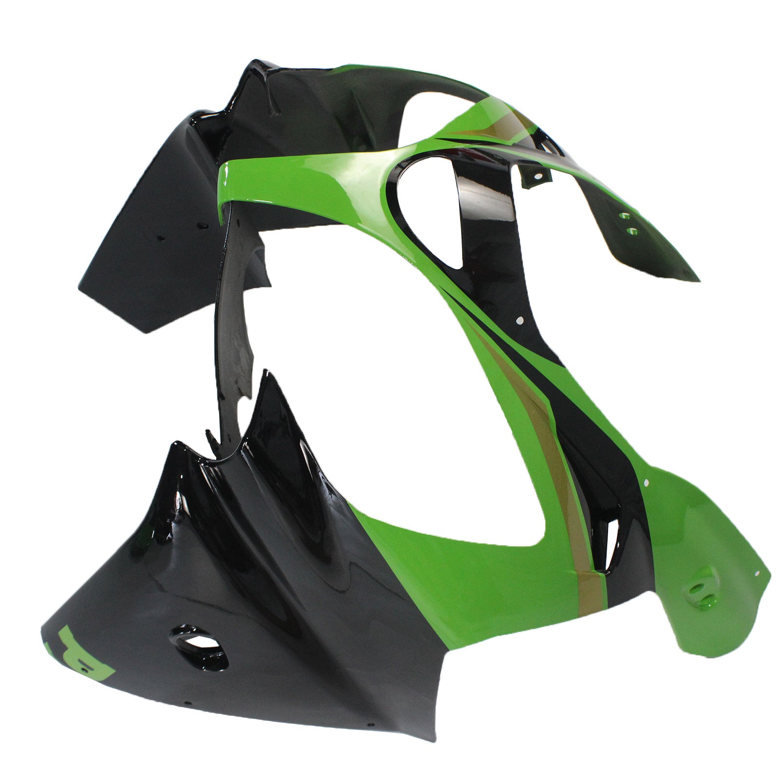 Amotopart Kawasaki ZX9R 2000-2001 Green Black Fairing Kit