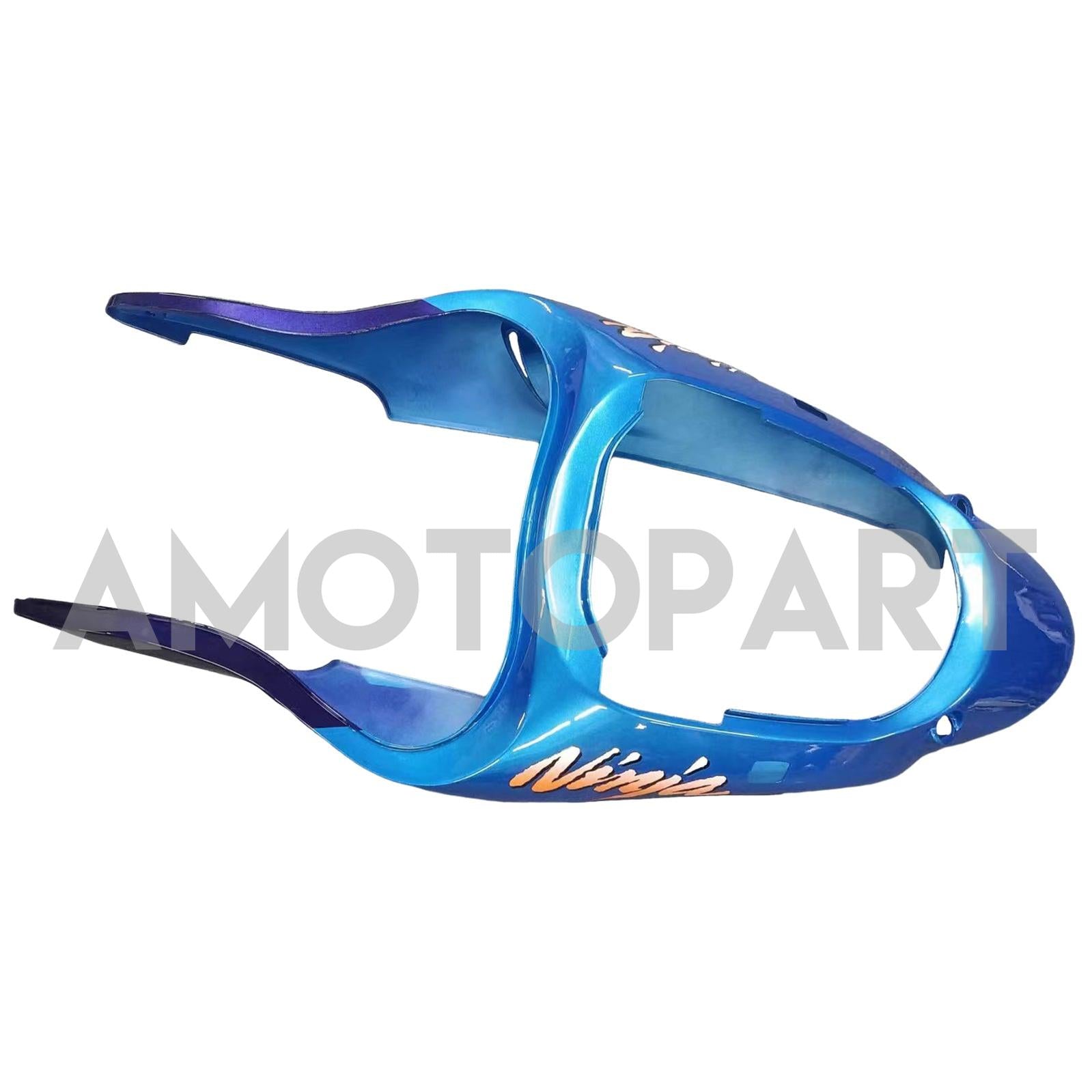 Amotopart Kawasaki ZX9R 2000-2001 Blue Black Fairing Kit