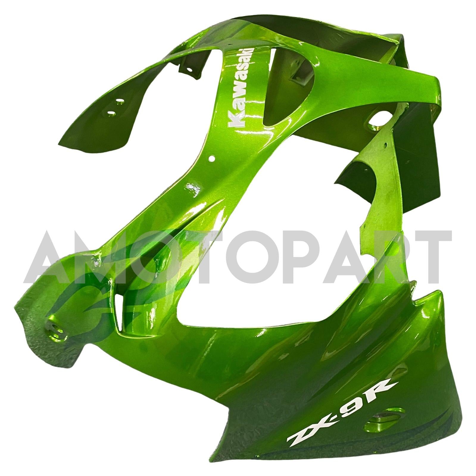 Amotopart Kawasaki ZX9R 2000-2001 Gloss Green Fairing Kit