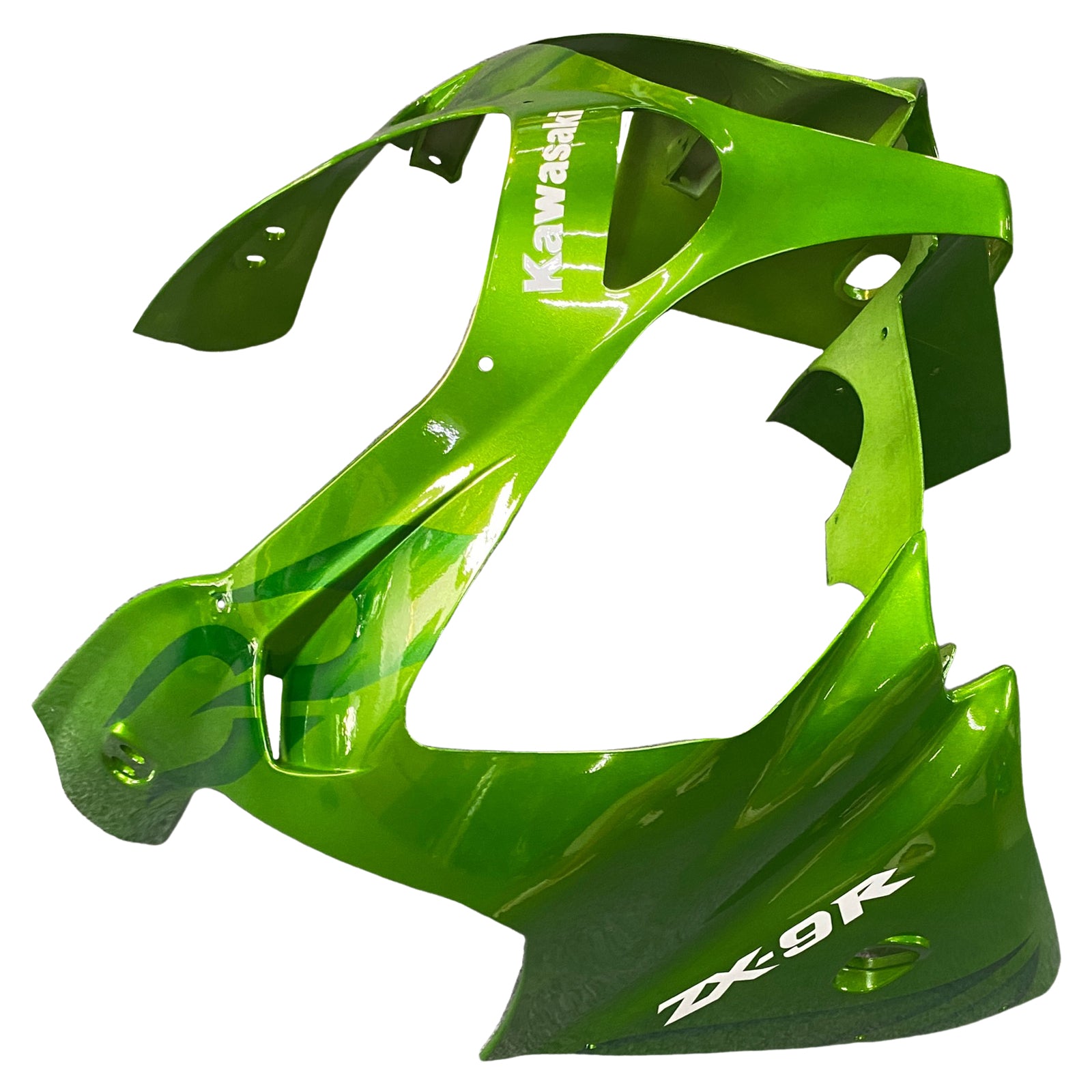 Amotopart Kawasaki ZX9R 2000-2001 Gloss Green Fairing Kit