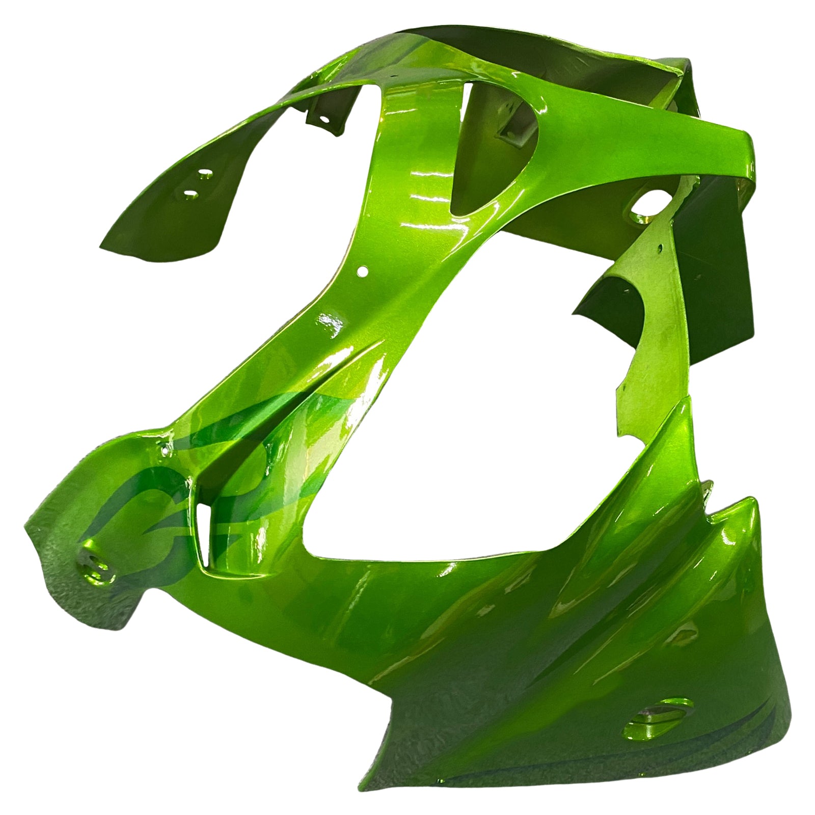 Amotopart Kawasaki ZX9R 2000-2001 グロスグリーン フェアリングキット