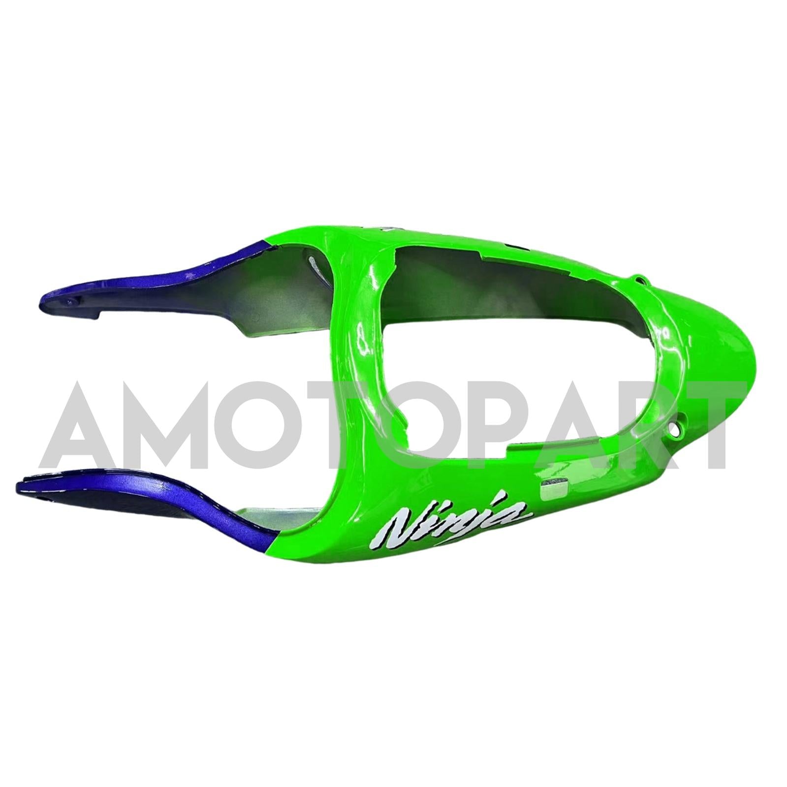 Amotopart Kawasaki ZX9R 2000-2001 Black Green Fairing Kit