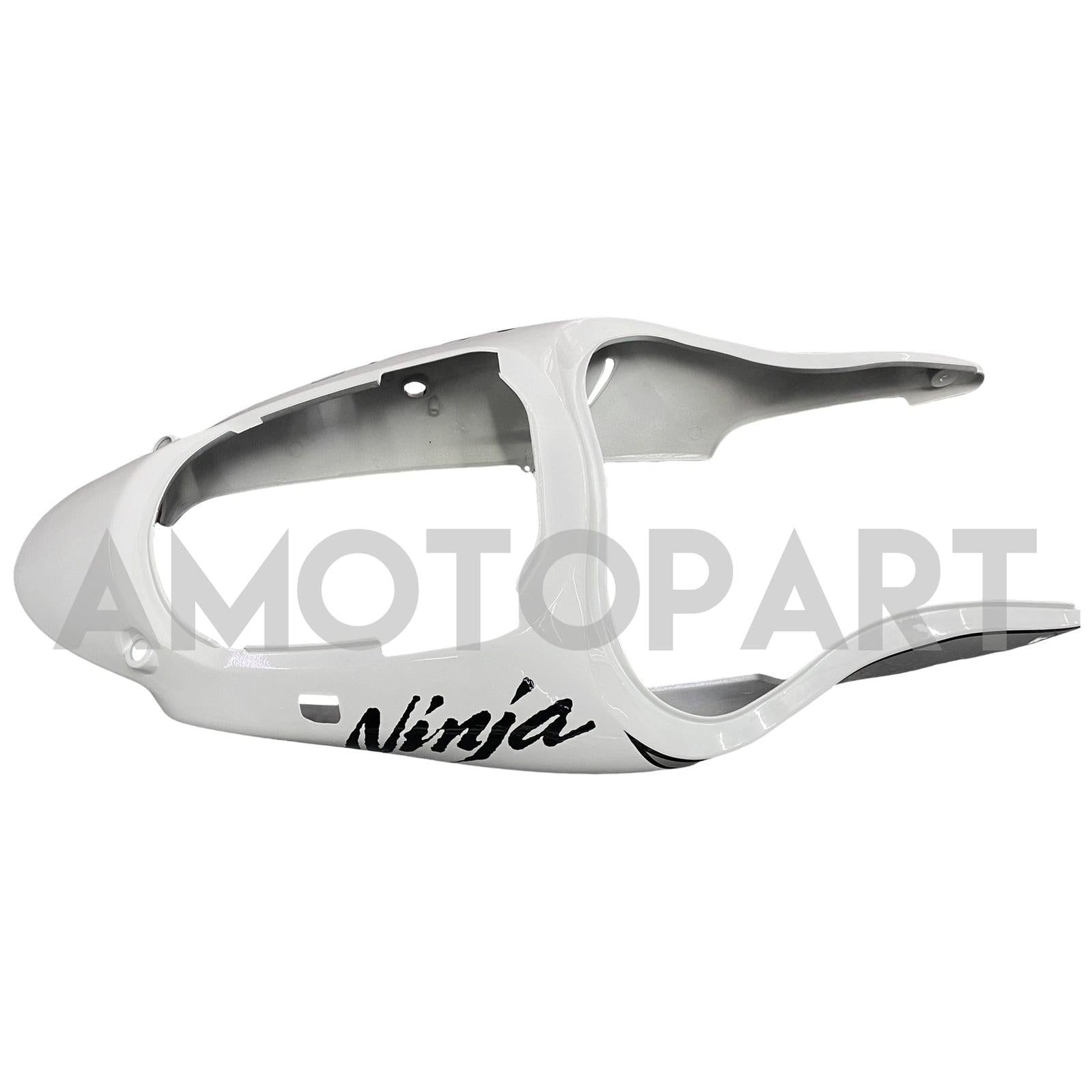 Amotopart Kawasaki ZX9R 2000-2001 Silver White Fairing Kit