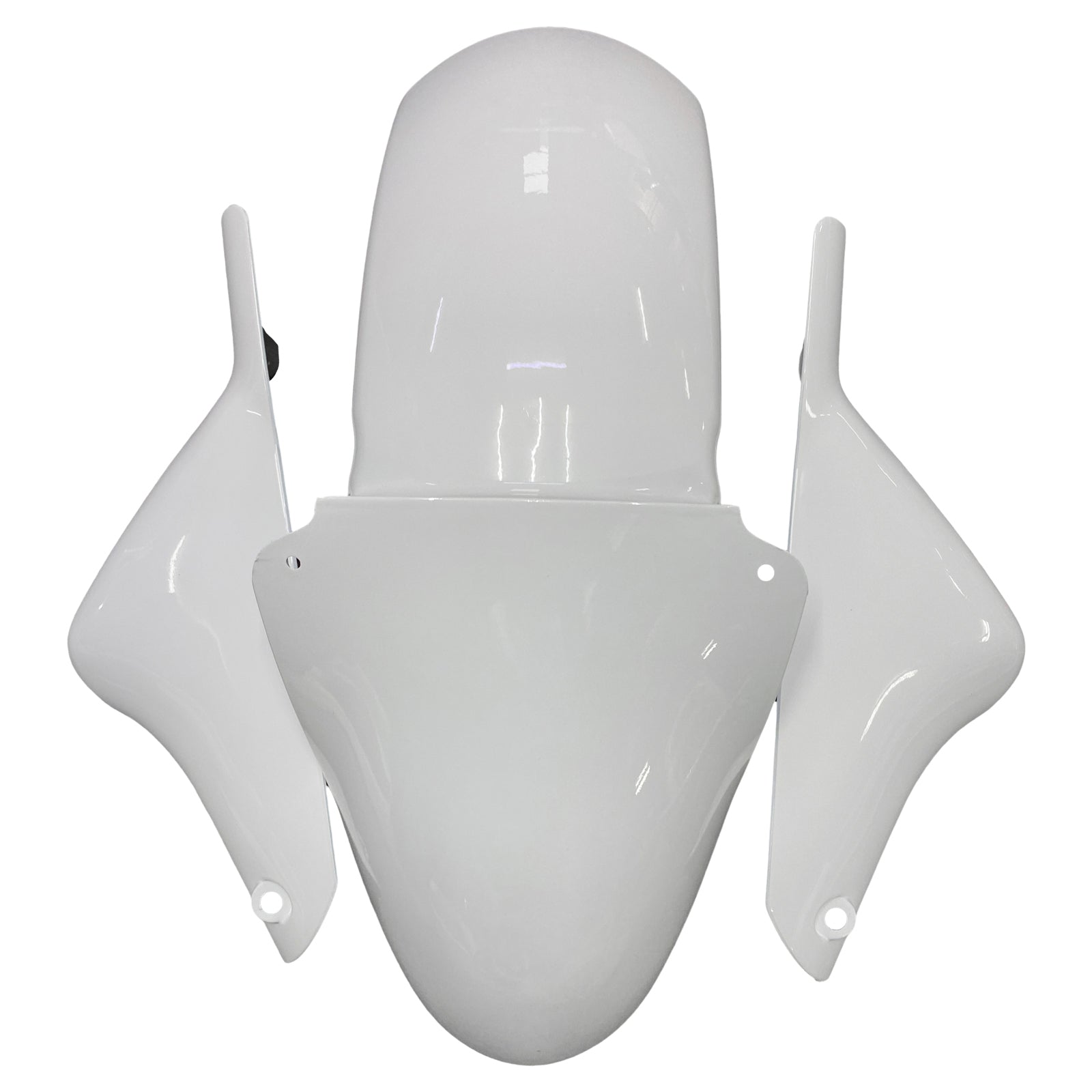 Amotopart  Kawasaki ZX9R 2000-2001 Silver White Fairing Kit