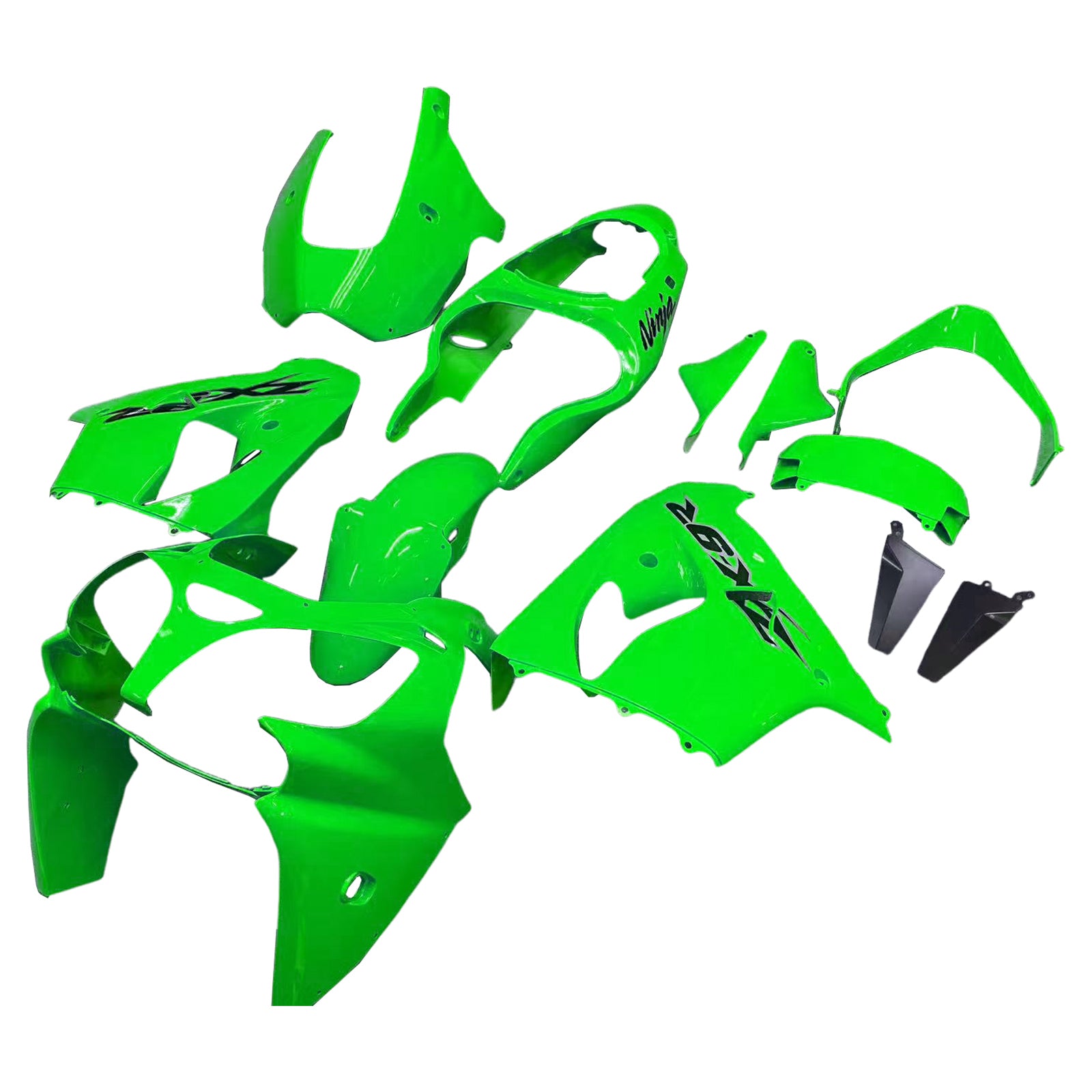 Amotopart 2000-2001 Kawasaki ZX9R Light Green Fairing Kit