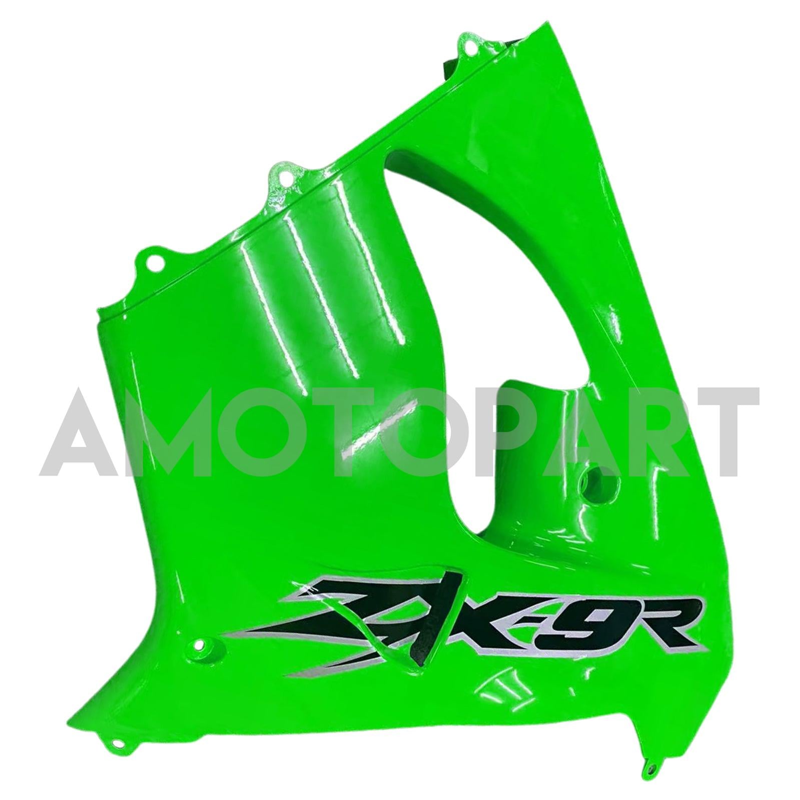 Amotopart 2000-2001 Kawasaki ZX9R Light Green & Black Fairing Kit