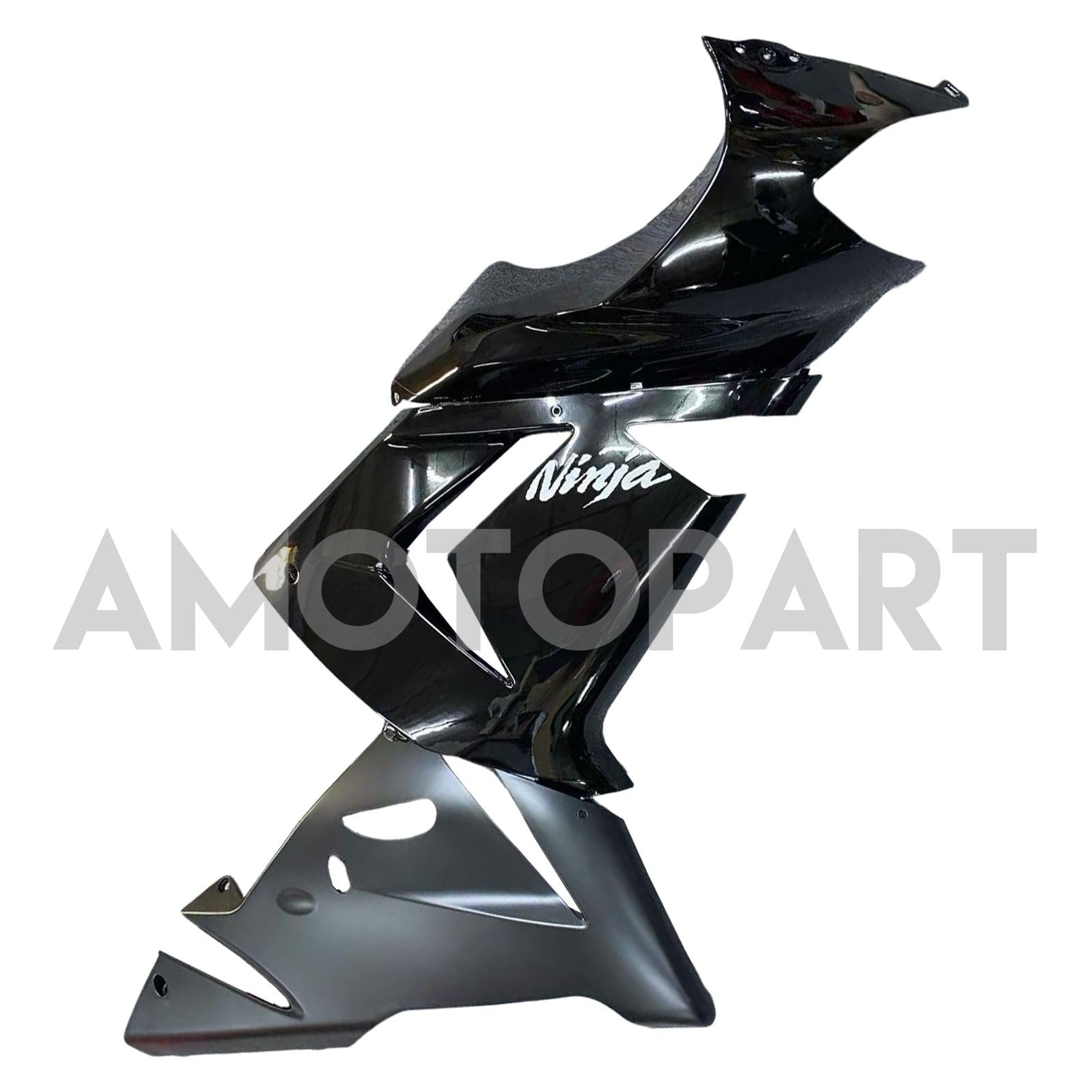 Amotopart 2004-2005 Kawasaki ZX10R Gloss&Matte Black Fairing Kit