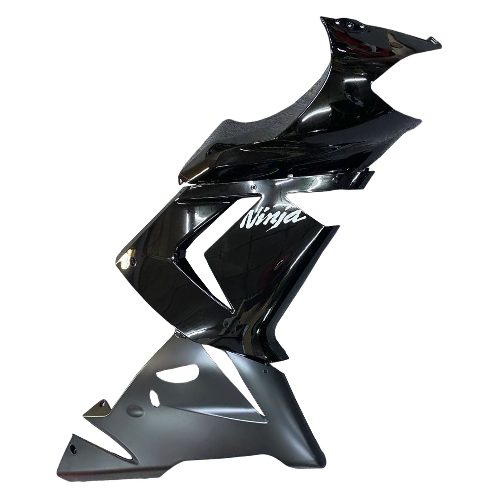 Amotopart 2004-2005 Kawasaki ZX10R Gloss&Matte Black Fairing Kit