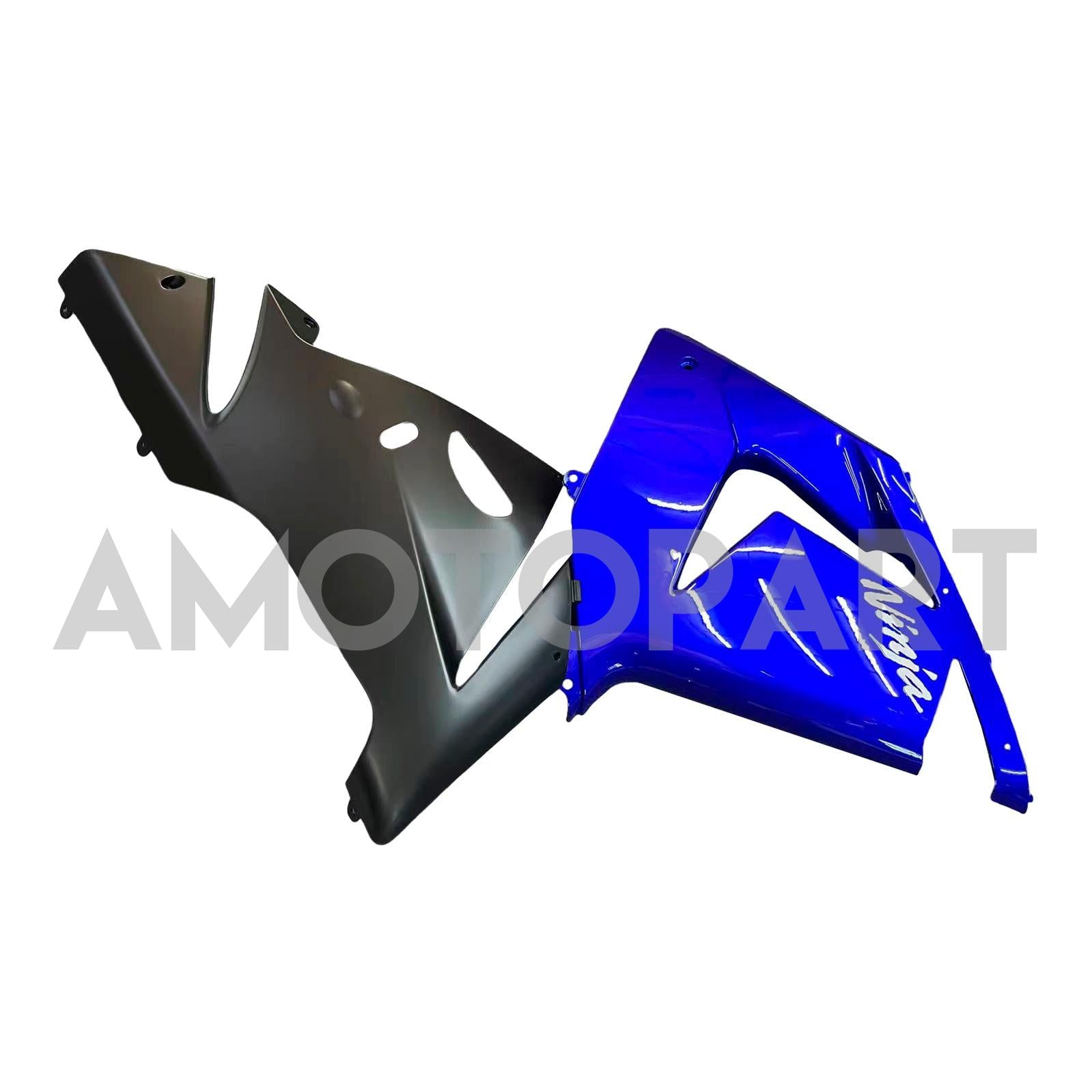 Amotopart 2004-2005 Kawasaki ZX10R Blue&Black Fairing Kit