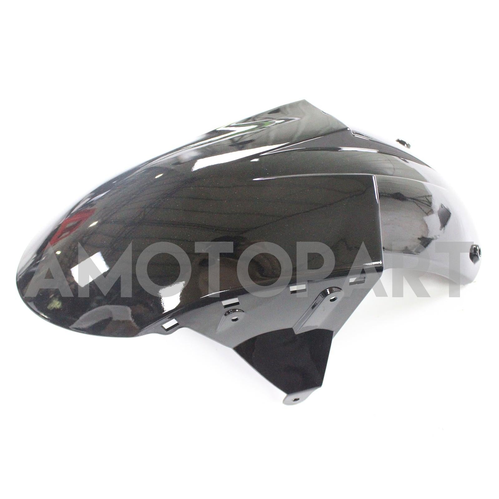 Amotopart Kawasaki 2004-2005 ZX10R Black With Green Line Fairing Kit