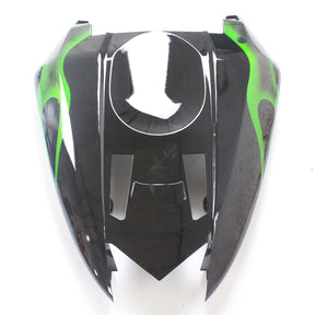 Amotopart Kawasaki 2004–2005 ZX10R Schwarz mit Green Line Verkleidungsset