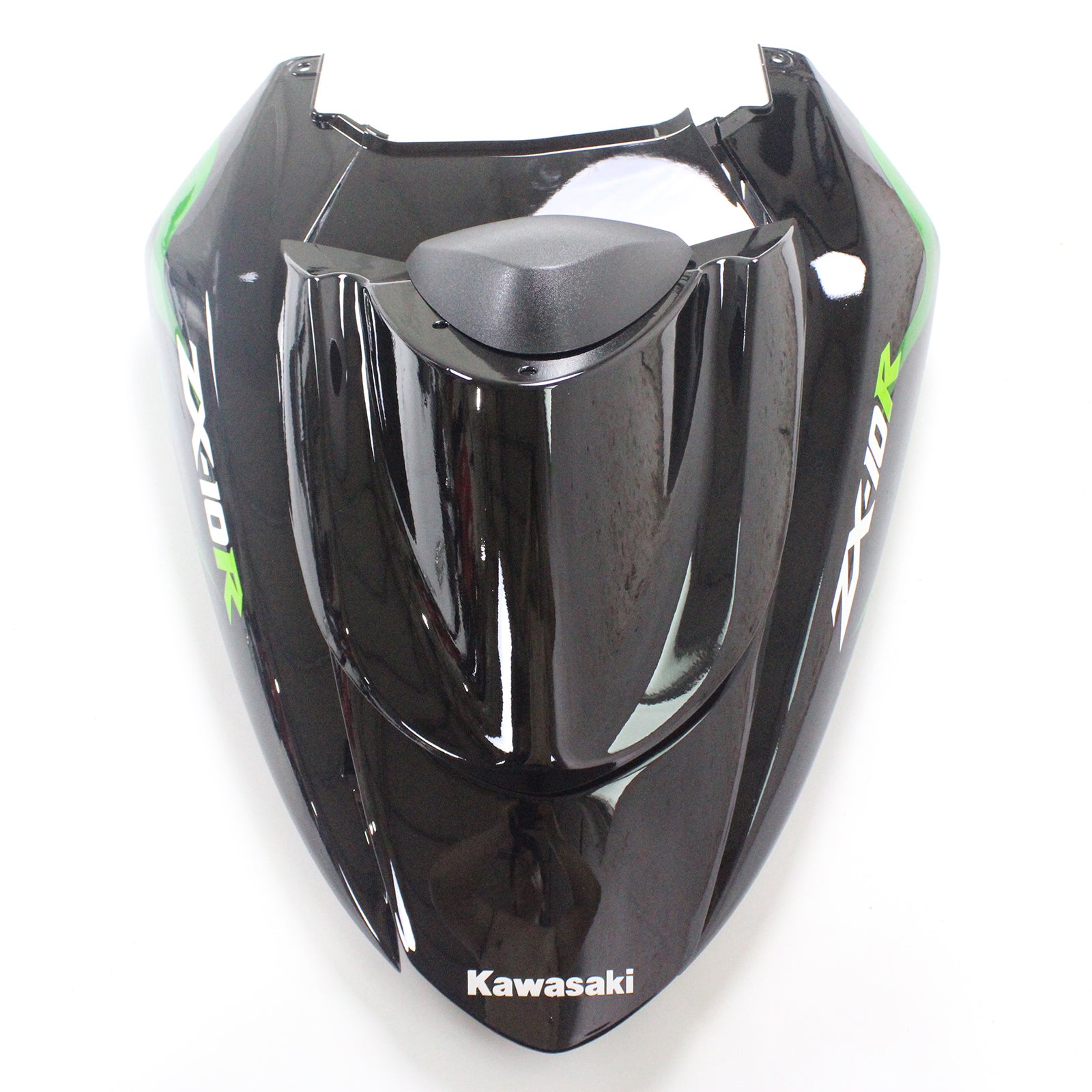 Amotopart Kawasaki 2004-2005 ZX10R Black With Green Line Fairing Kit