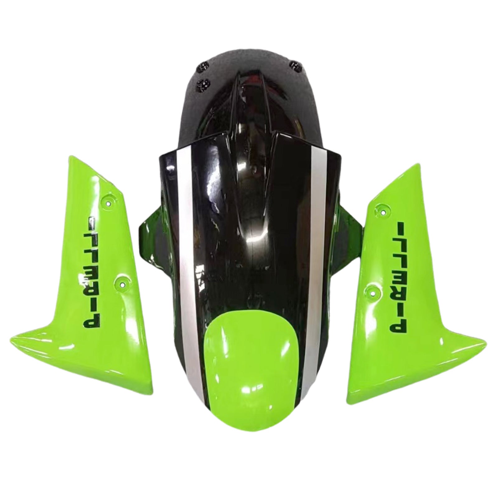 Amotopart Kawasaki 2004-2005 ZX10R White Black Green Fairing Kit