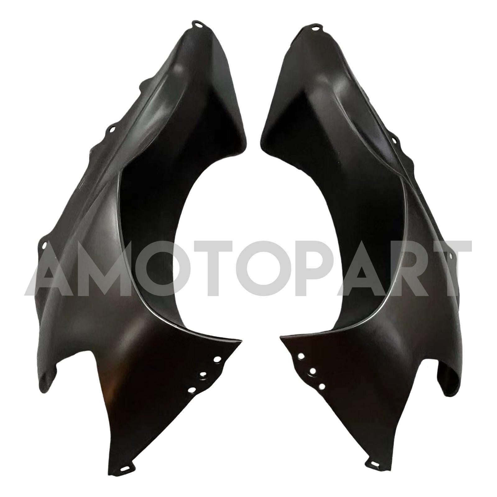 Amotopart Kawasaki 2004-2005 ZX10R BLACK s KIT Golden Logos Fairing