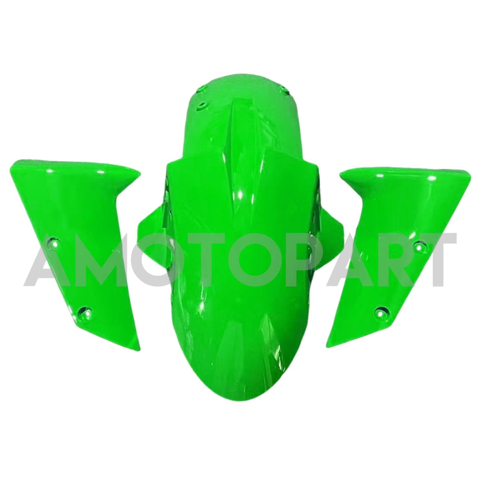 Kit carena Amotopart Kawasaki 2004-2005 ZX10R bianco verde
