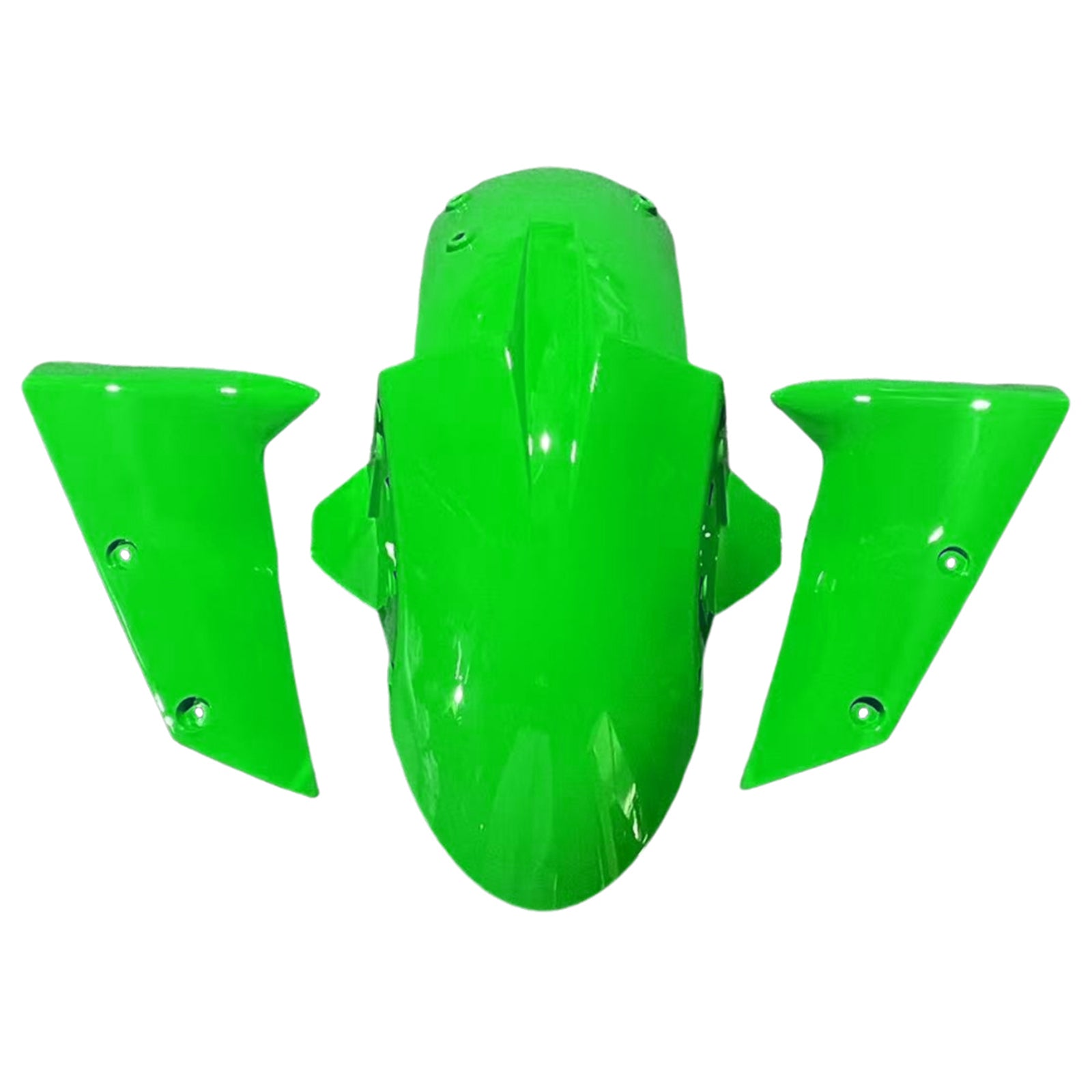 Amotopart Kawasaki 2004-2005 ZX10R White Green Fairing Kit