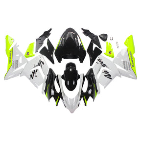 Amotopart Kawasaki 2004-2005 ZX10R White Yellow Fairing Kit