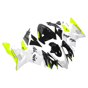 Amotopart Kawasaki 2004-2005 ZX10R White Yellow Fairing Kit