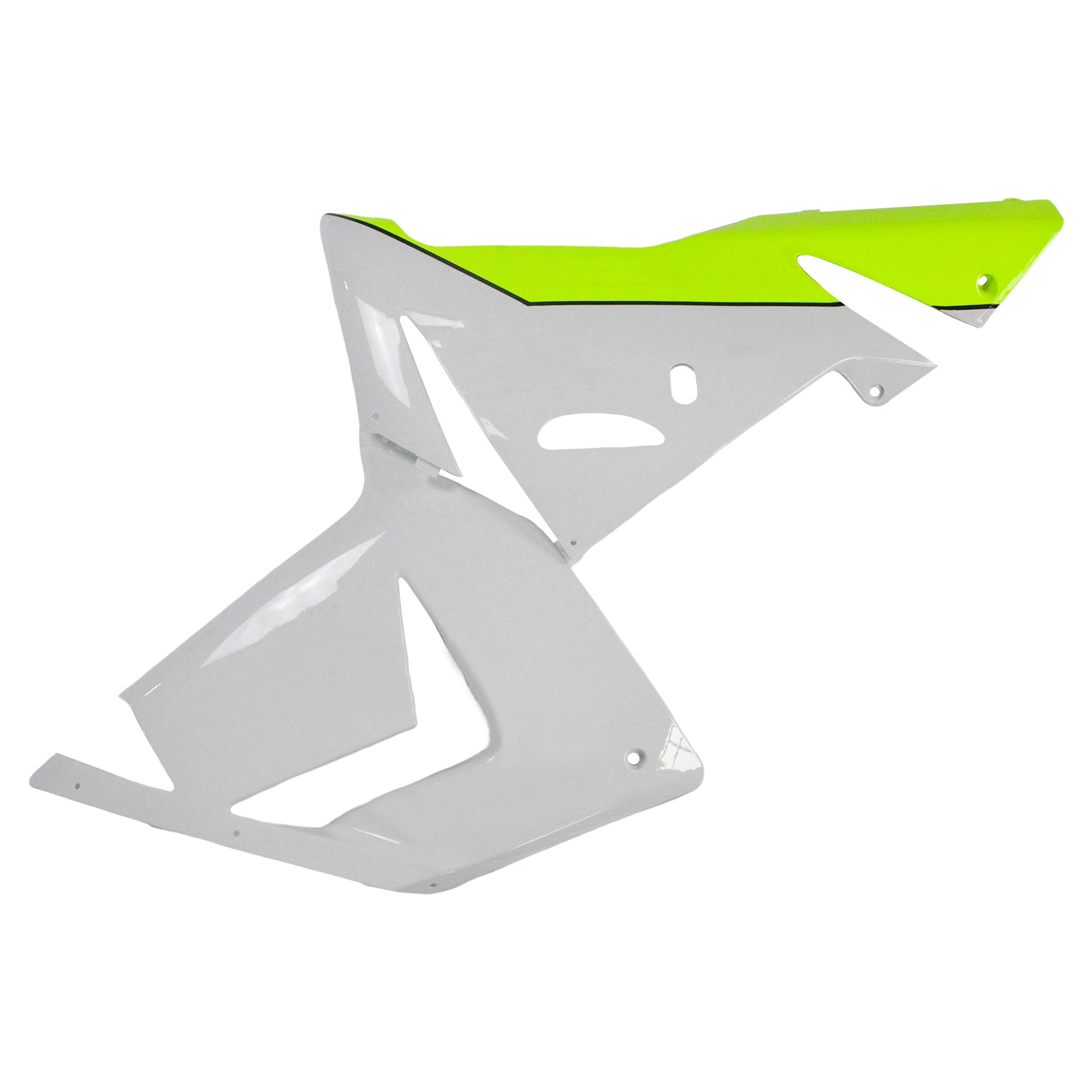 Amotopart Kawasaki 2004-2005 ZX10R White Yellow Fairing Kit
