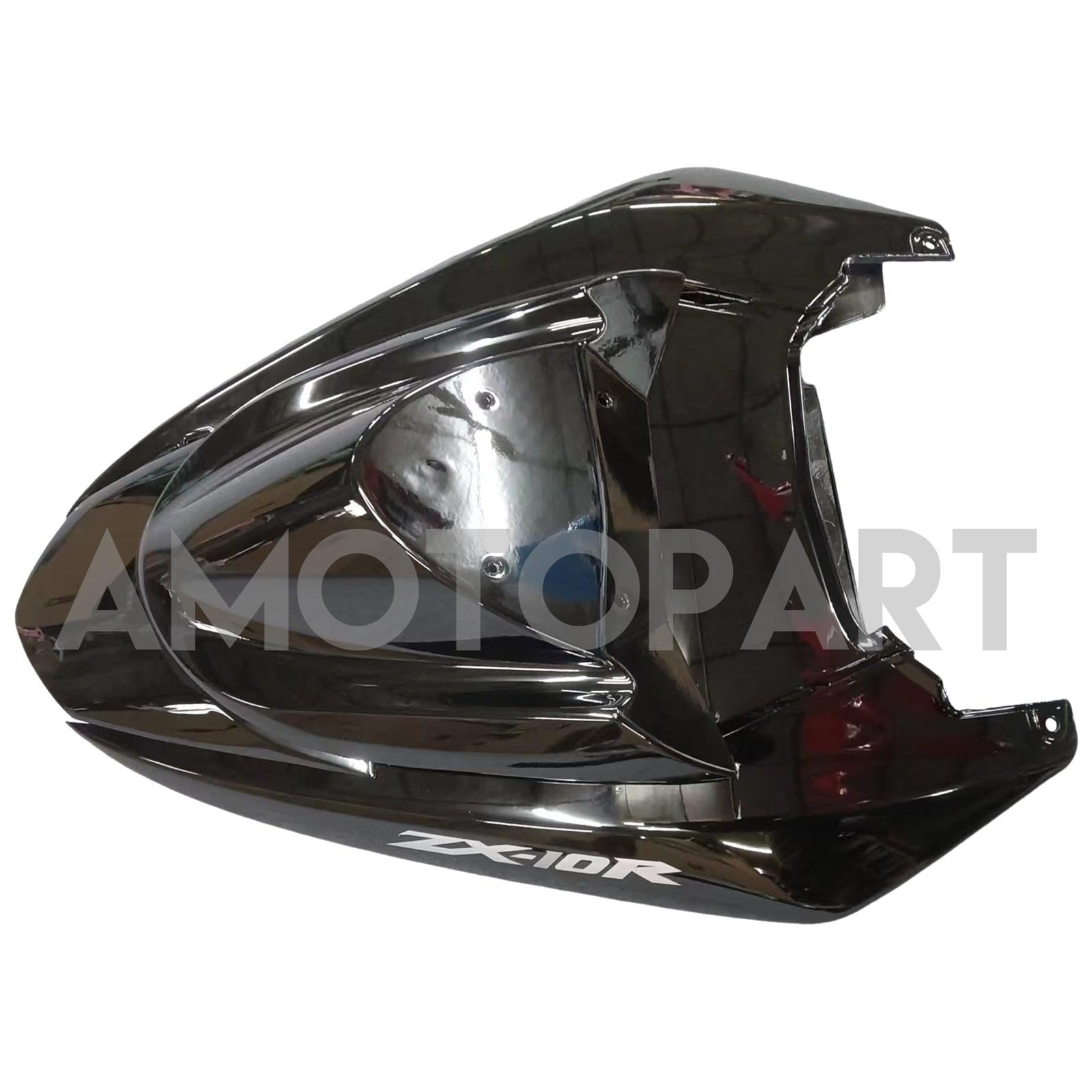 Amotopart Kawasaki 2004-2005 ZX10R Black Mix White Fairing Kit