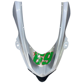 Amotopart 2004-2005 ZX10R Kawasaki Kit de carénage vert et argent