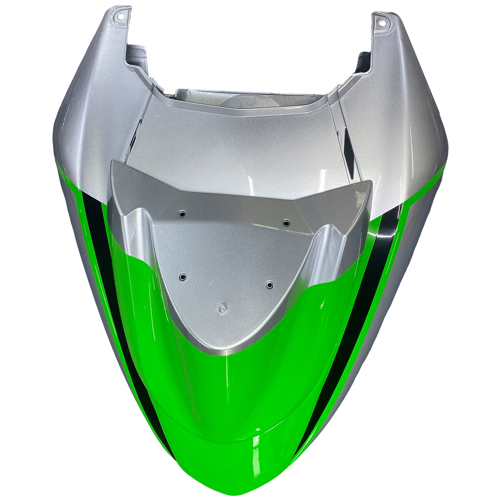 Amotopart 2004-2005 ZX10R Kawasaki Kit de carénage vert et argent