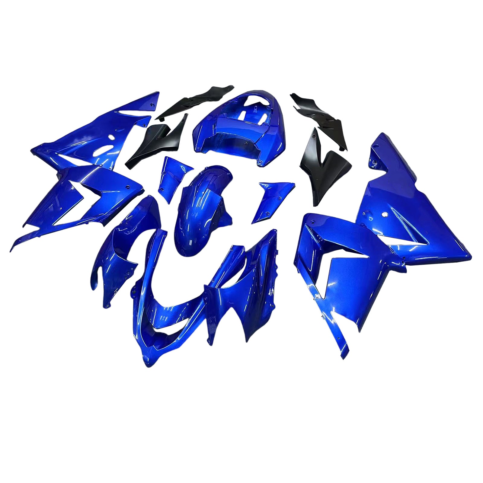 Amotopart 2004-2005 ZX10R Kawasaki Blue Fairing Kit