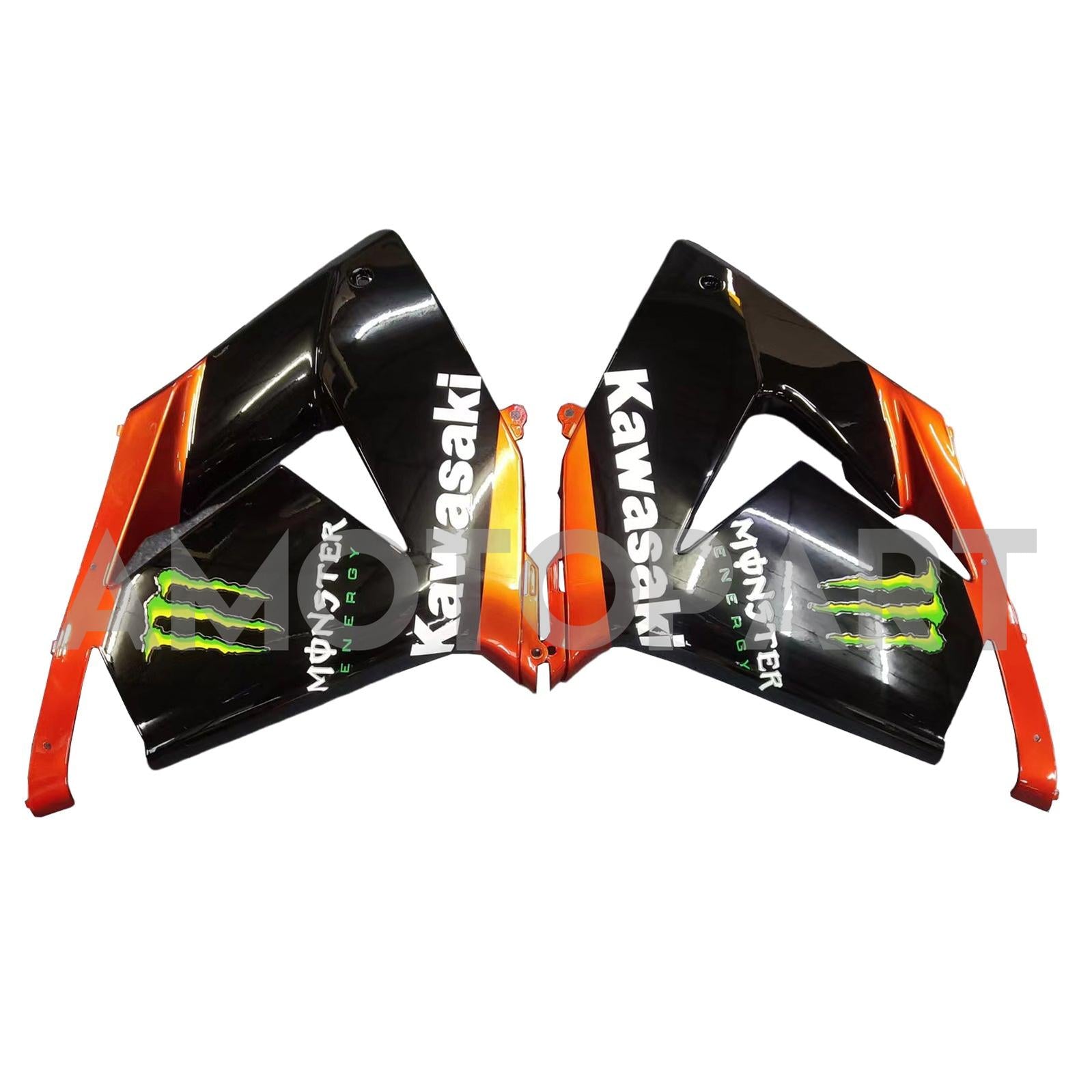 Amotopart 2004-2005 ZX10R Kawasaki Orange&Black Fairing Kit