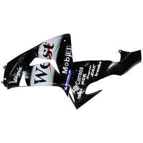 Amotopart Kawasaki ZX10R 2006-2007 Black&White logos Fairing Kit