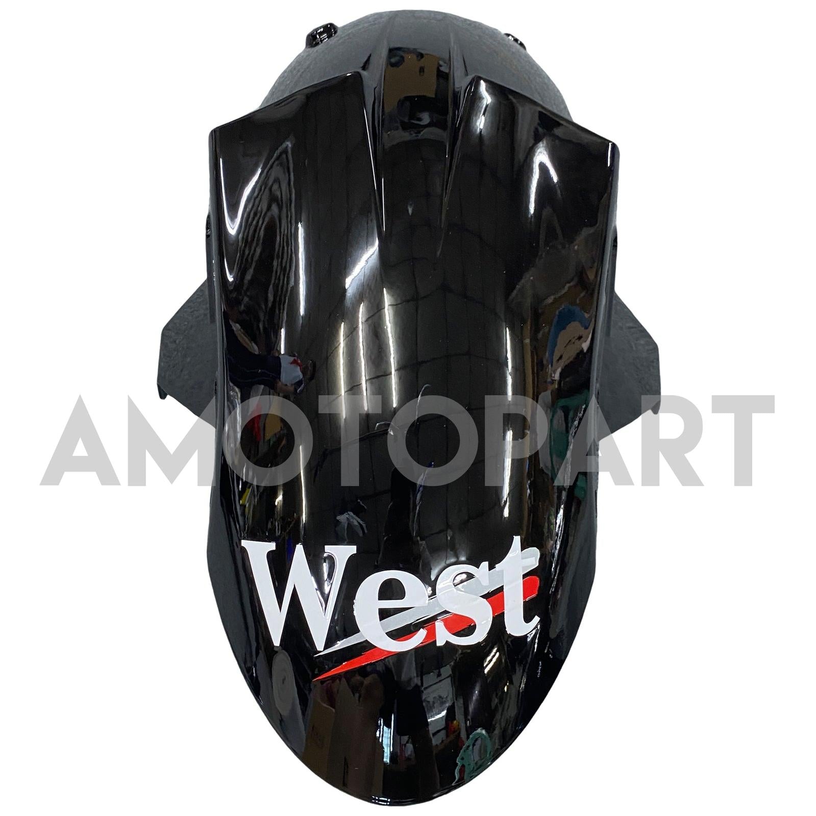 Amotopart Kawasaki ZX10R 2006-2007 Black&White logos Fairing Kit