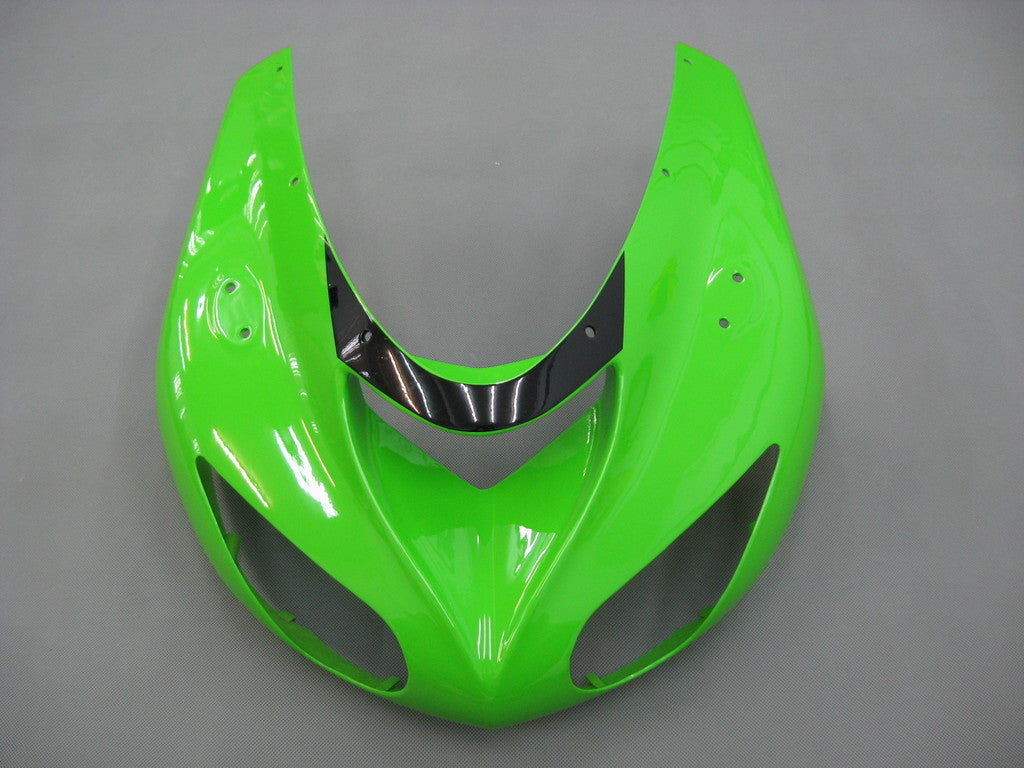 Amotopart 2006-2007 Kawasaki ZX10R Kit de carénage vert Style3