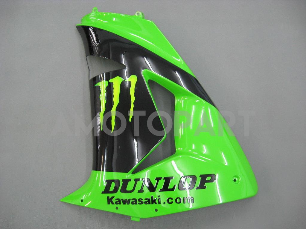 Amotopart 2006-2007 Kawasaki ZX10R Verkleidung Green Style3 Kit