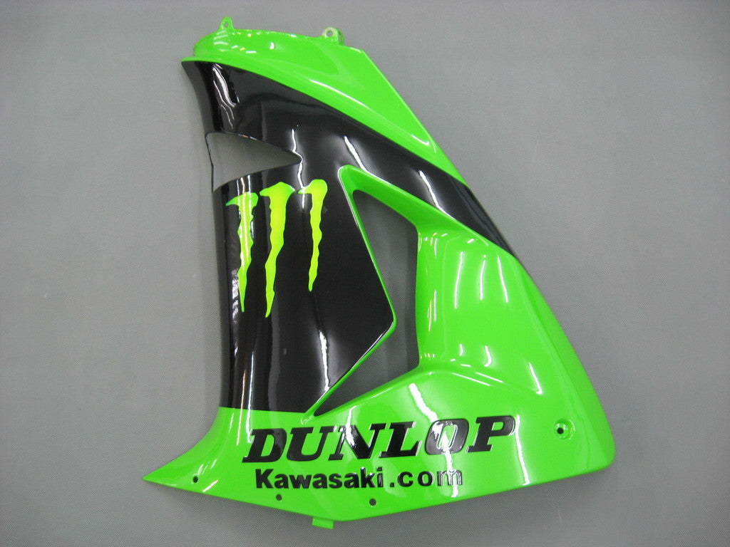 Amotopart 2006-2007 Kawasaki ZX10R Kit de carénage vert Style3