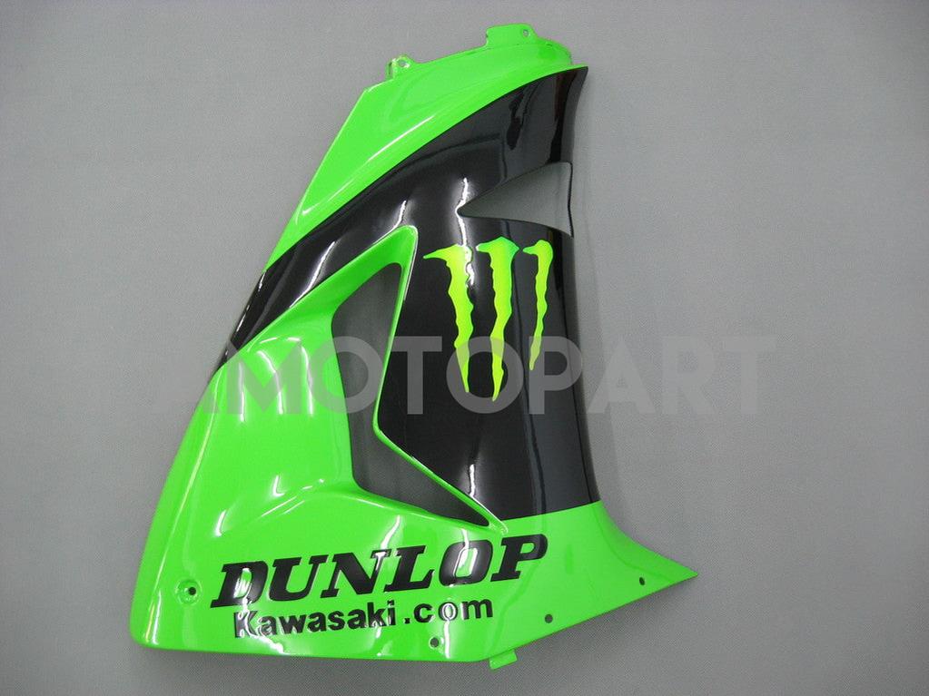 Amotopart 2006-2007 Kawasaki ZX10R Verkleidung Green Style3 Kit