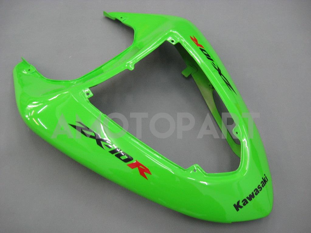 Amotopart 2006-2007 Kawasaki ZX10R Verkleidung Green Style3 Kit