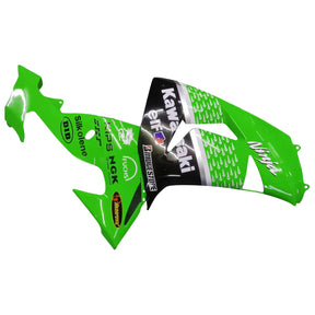 Amotopart 2006-2007 Kawasaki ZX10R Green&Black Fairing Kit