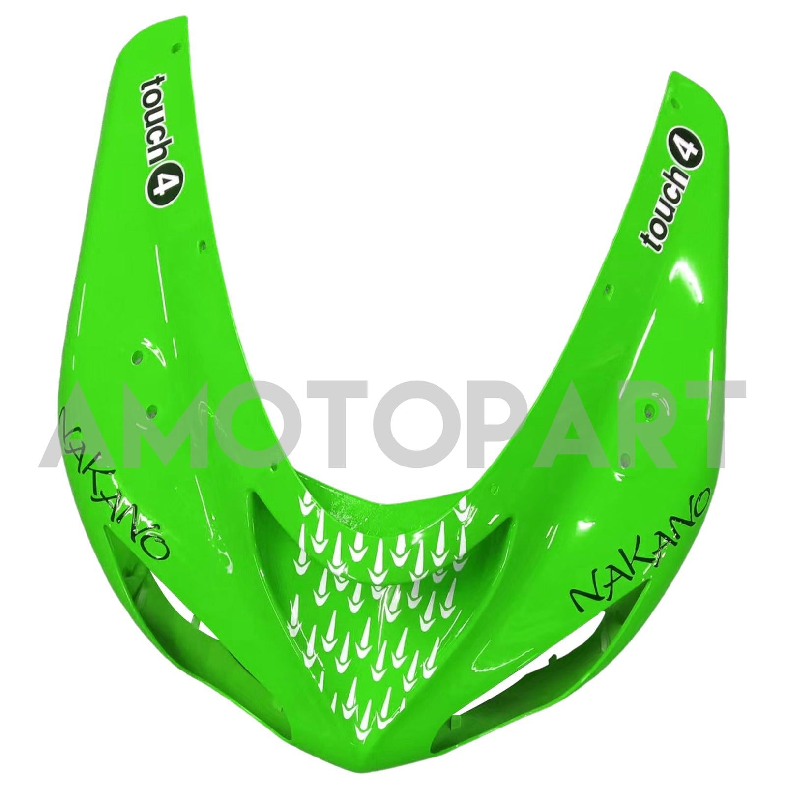 Amotopart 2006-2007 Kawasaki ZX10R Green&Black Fairing Kit